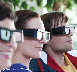 Auch Telekom-Kunden mit 16-MBit/s-Anschluss können 3D-Filme aus der Online-Videothek der Telekom bestellen